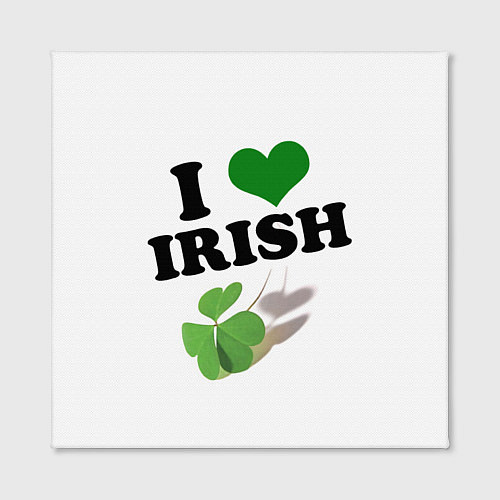 Картина квадратная Ireland, I love Irish / 3D-принт – фото 2