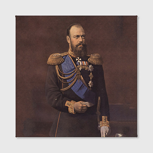 Картина квадратная Александр III Миротворец / 3D-принт – фото 2