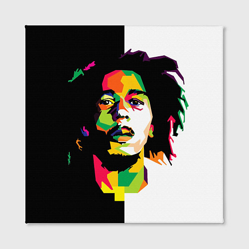 Картина квадратная Bob Marley: Colors / 3D-принт – фото 2