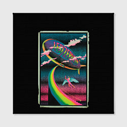 Холст квадратный Led Zeppelin: Colour Fly, цвет: 3D-принт — фото 2