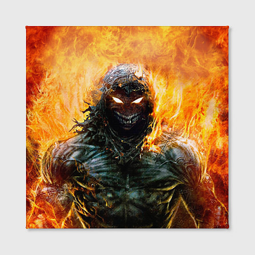 Картина квадратная Disturbed: Monster Flame / 3D-принт – фото 2