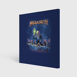 Холст квадратный Megadeth: Rust In Peace, цвет: 3D-принт