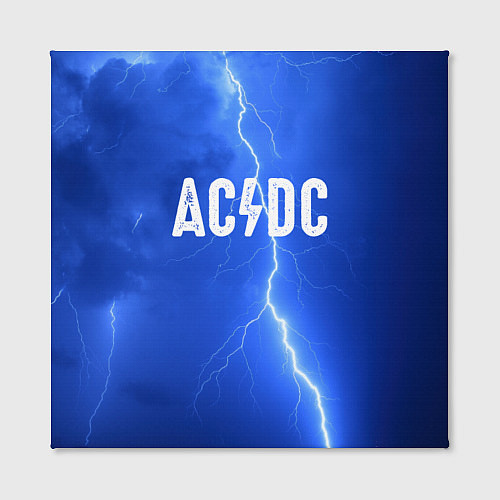 Картина квадратная AC/DC: Lightning / 3D-принт – фото 2