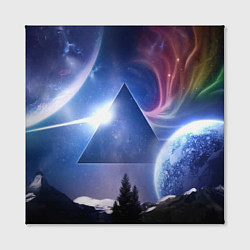 Холст квадратный Pink Floyd: Space, цвет: 3D-принт — фото 2