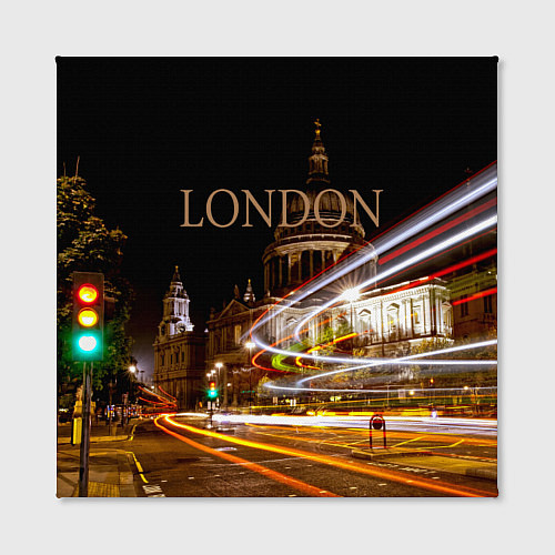 Картина квадратная Улицы Лондона / 3D-принт – фото 2