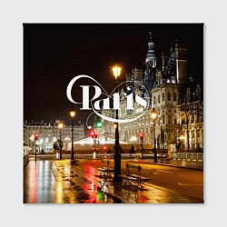 Холст квадратный Night Paris, цвет: 3D-принт — фото 2