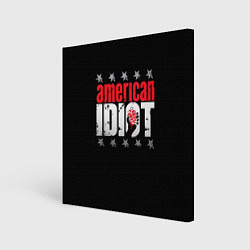 Картина квадратная Green Day: American idiot