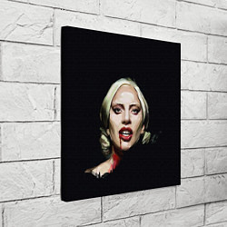 Холст квадратный Леди Гага, цвет: 3D-принт — фото 2