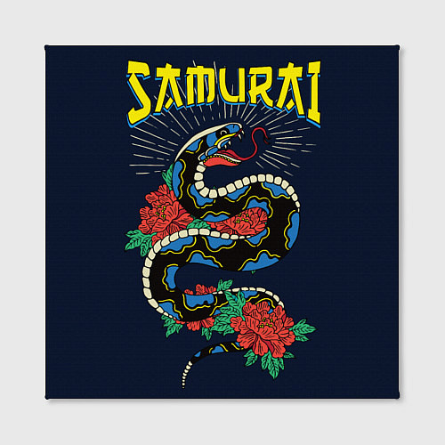 Картина квадратная Samurai Snake / 3D-принт – фото 2