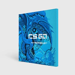 Холст квадратный CS:GO Cold Hyper Beast, цвет: 3D-принт