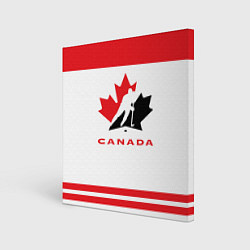 Холст квадратный Canada Team, цвет: 3D-принт