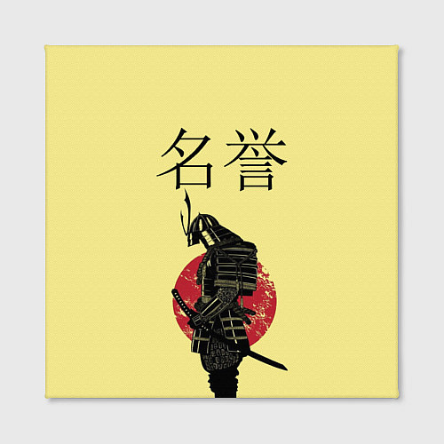 Картина квадратная Японский самурай (честь) / 3D-принт – фото 2