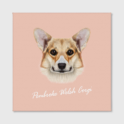 Картина квадратная Pembroke welsh Corgi / 3D-принт – фото 2