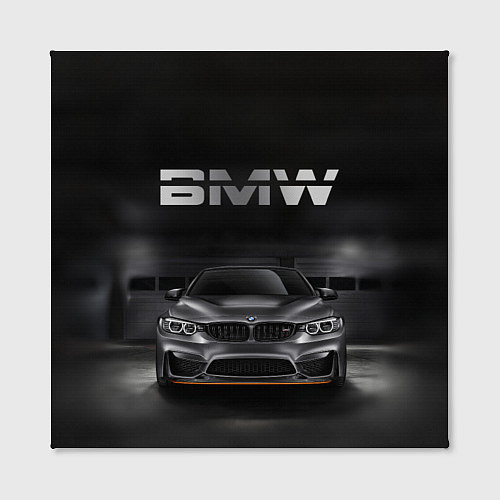Картина квадратная BMW серебро / 3D-принт – фото 2