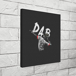 Холст квадратный Paul Pogba: Dab, цвет: 3D-принт — фото 2