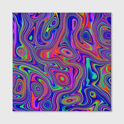 Холст квадратный Цветная текстура 5, цвет: 3D-принт — фото 2