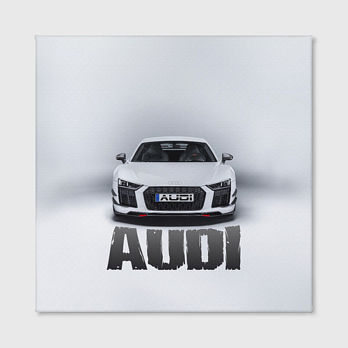 Картина квадратная Audi серебро / 3D-принт – фото 2