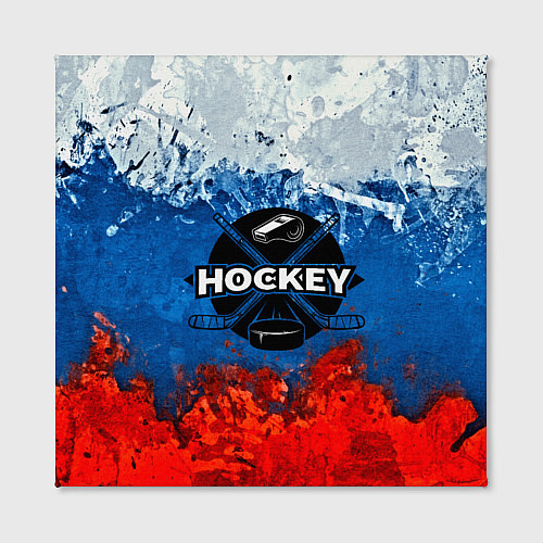 Картина квадратная Хоккей триколор / 3D-принт – фото 2