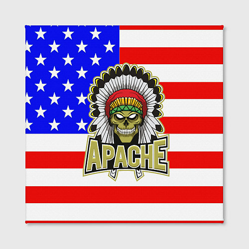 Картина квадратная Индейцы Apache / 3D-принт – фото 2