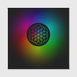 Холст квадратный Coldplay Colour, цвет: 3D-принт — фото 2