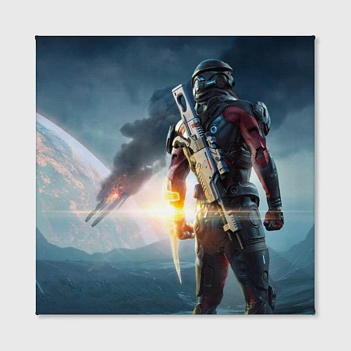 Картина квадратная Mass Effect: Andromeda / 3D-принт – фото 2