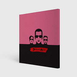 Холст квадратный Группа Depeche Mode цвета 3D-принт — фото 1