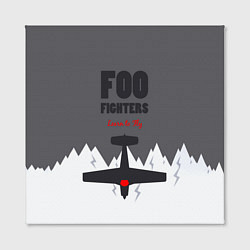 Холст квадратный Foo Fighters: Learn to fly, цвет: 3D-принт — фото 2