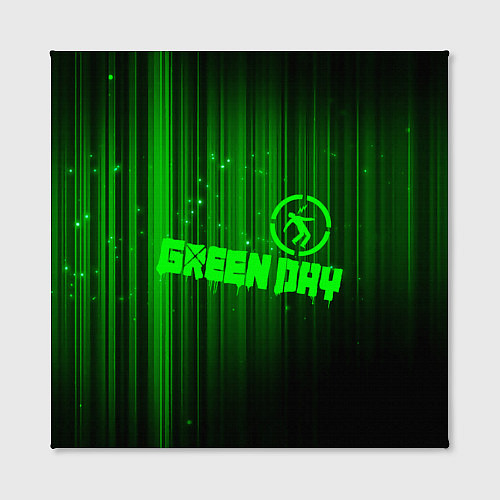 Картина квадратная Green Day лучи / 3D-принт – фото 2