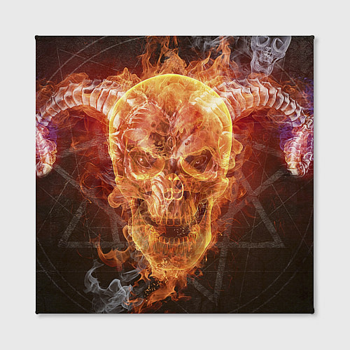 Картина квадратная Дьявол / 3D-принт – фото 2