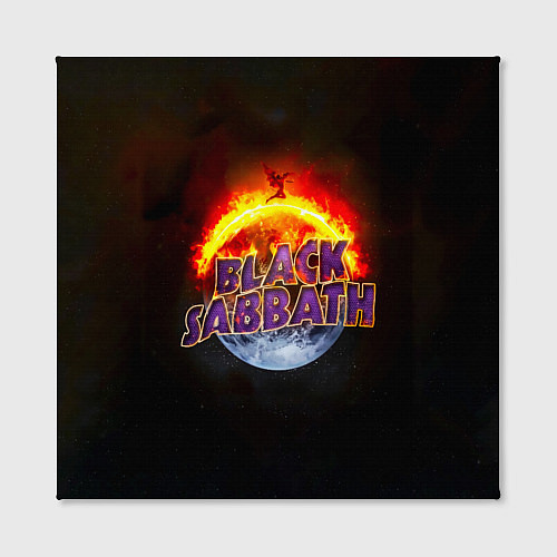 Картина квадратная Black Sabbath земля в огне / 3D-принт – фото 2