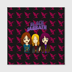 Холст квадратный Группа Black Sabbath, цвет: 3D-принт — фото 2