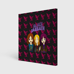 Холст квадратный Группа Black Sabbath, цвет: 3D-принт