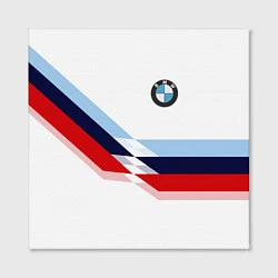 Холст квадратный BMW БМВ WHITE, цвет: 3D-принт — фото 2