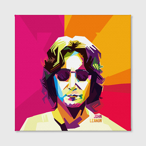 Картина квадратная Джон Леннон: фан-арт / 3D-принт – фото 2