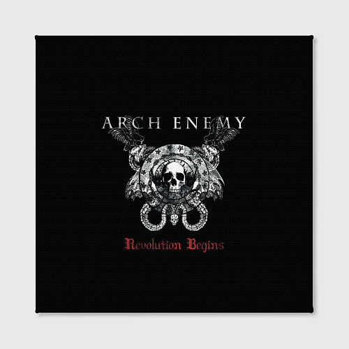 Картина квадратная Arch Enemy: Revolution Begins / 3D-принт – фото 2