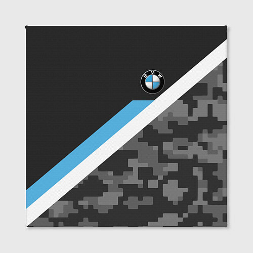 Картина квадратная BMW: Pixel Military / 3D-принт – фото 2