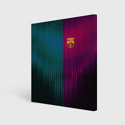 Холст квадратный Barcelona FC: Abstract 2018, цвет: 3D-принт