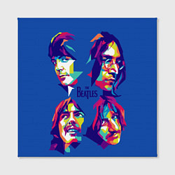 Холст квадратный The Beatles: Faces, цвет: 3D-принт — фото 2