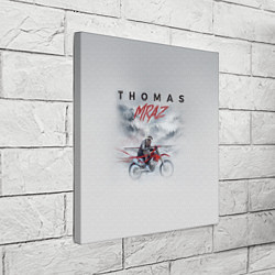 Холст квадратный Thomas Mraz: Biker, цвет: 3D-принт — фото 2