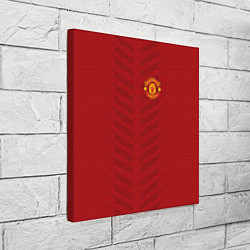 Холст квадратный Manchester United: Red Lines, цвет: 3D-принт — фото 2