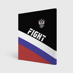 Картина квадратная Fight Russia