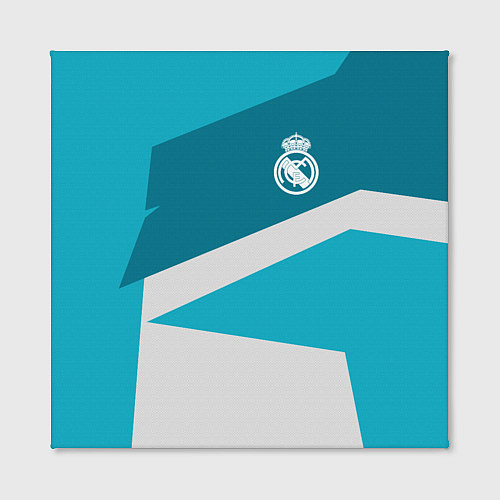 Картина квадратная FC Real Madrid: Sport Geometry / 3D-принт – фото 2