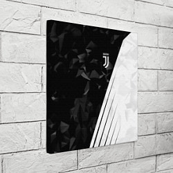 Холст квадратный FC Juventus: Abstract, цвет: 3D-принт — фото 2