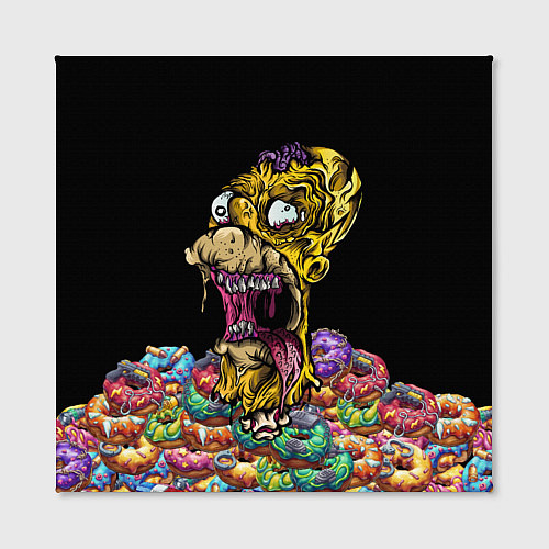 Картина квадратная Zombie Homer / 3D-принт – фото 2