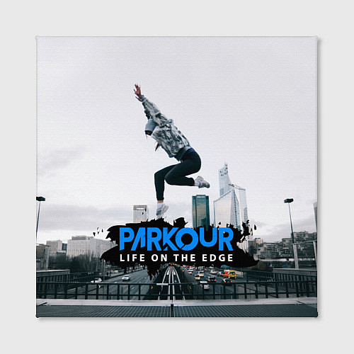 Картина квадратная Parkour: Life on the edge / 3D-принт – фото 2