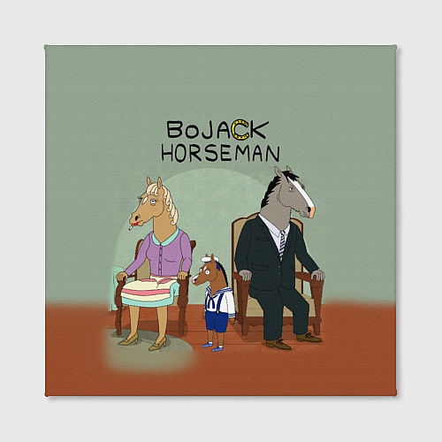 Картина квадратная BoJack Horseman / 3D-принт – фото 2