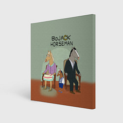 Холст квадратный BoJack Horseman, цвет: 3D-принт