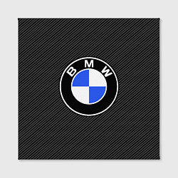 Холст квадратный BMW CARBON БМВ КАРБОН, цвет: 3D-принт — фото 2