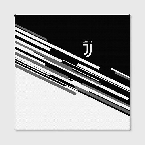 Картина квадратная FC Juventus: B&W Line / 3D-принт – фото 2