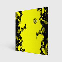 Холст квадратный FC Borussia Dortmund: Yellow Original, цвет: 3D-принт